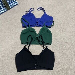 Aerie Women's bralettes in Blue, Green, and Black 3 for 20